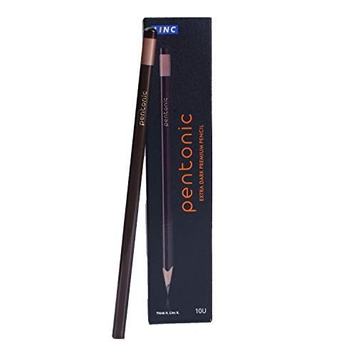 Linc Pentonic Extra Dark Premium Pencil, Pack of 10 Linc Pentonic Extra Dark Premium Pencil, Pack of 10