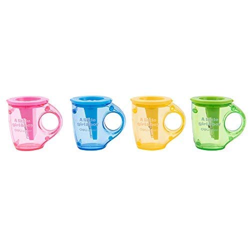 deli Pencil Sharpener Set - Pack of 6 (Multicolor) deli Pencil Sharpener Set - Pack of 6 (Multicolor)