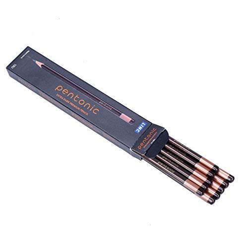 Linc Pentonic Extra Dark Premium Pencil, Pack of 10 Linc Pentonic Extra Dark Premium Pencil, Pack of 10