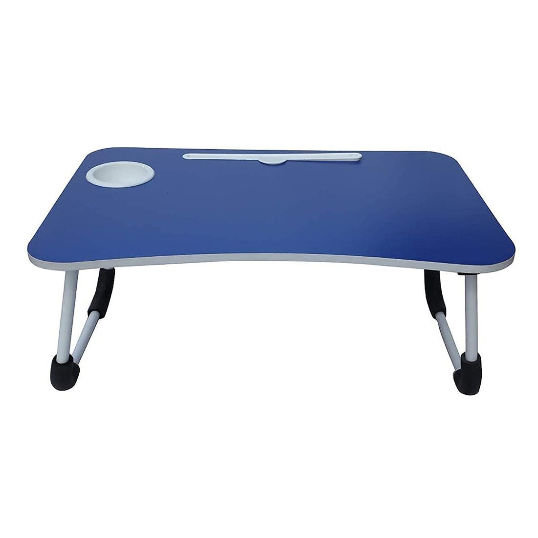 ANGARI Foldable Bed Study Table Portable Multifunction Laptop-Table Lapdesk for Children Bed Foldabe Table Work Office Home with Tablet Slot & Cup Holder Bed Study Table Brown Coloured (Blue) ANGARI Foldable Bed Study Table Portable Multifunction Laptop-Table Lapdesk for Children Bed Foldabe Table Work Office Home with Tablet Slot & Cup Holder Bed Study Table Brown Coloured (Blue)