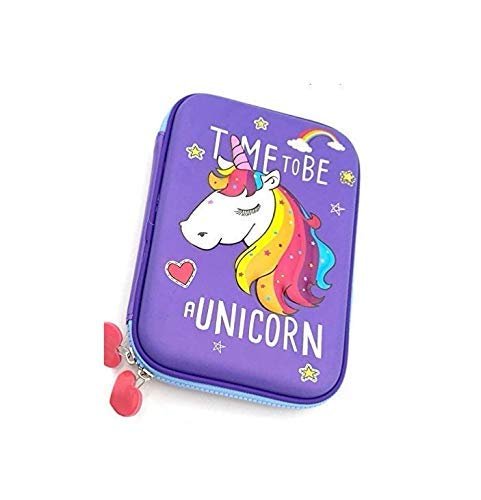 Mistazzo Mist Stylish Unicorn Print Large Capacity Hardtop EVA Pencil Case Organizer School Kids Girls Women Pen Holder Pouch Multipurpose Material Eva, Colour Purple Mistazzo Mist Stylish Unicorn Print Large Capacity Hardtop EVA Pencil Case Organizer School Kids Girls Women Pen Holder Pouch Multipurpose Material Eva, Colour Purple