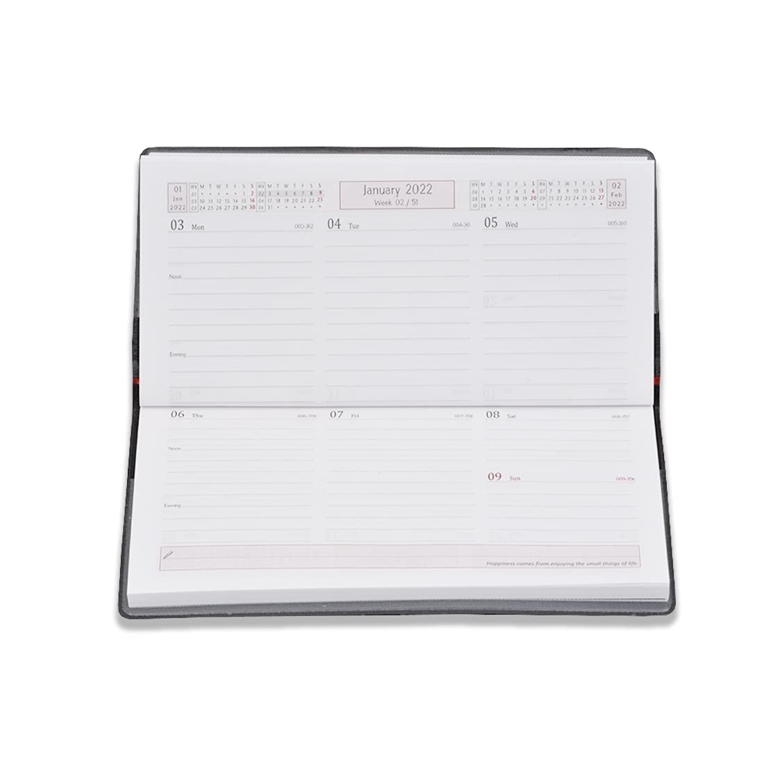 COI Black Faux Leather 2022 Pocket Diary Planner Organizer Daily Memo Notepad Gift for Men & Women with Pen COI Black Faux Leather 2022 Pocket Diary Planner Organizer Daily Memo Notepad Gift for Men & Women with Pen