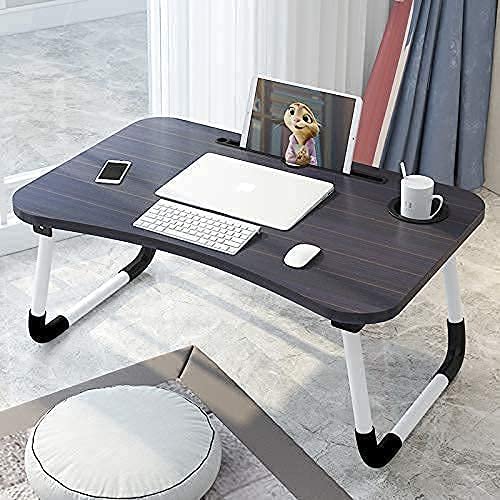 PRIMO STORE 'Foldable Bed Study Table Portable Multifunction Laptop-Table Lapdesk for Children Bed Foldabe Table Work Office Home with Tablet Slot & Cup Holder Bed Study Table Brown Coloured'-----(BLACK) PRIMO STORE 'Foldable Bed Study Table Portable Multifunction Laptop-Table Lapdesk for Children Bed Foldabe Table Work Office Home with Tablet Slot & Cup Holder Bed Study Table Brown Coloured'-----(BLACK)
