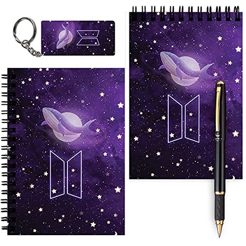 Color Empire Printed Message Pads Combo with Keyring BTS Purple Whale A6 Message Pads Unrulled Messapads A6 Size Pocket Friendly Gift Mini Journal Color Empire Printed Message Pads Combo with Keyring BTS Purple Whale A6 Message Pads Unrulled Messapads A6 Size Pocket Friendly Gift Mini Journal