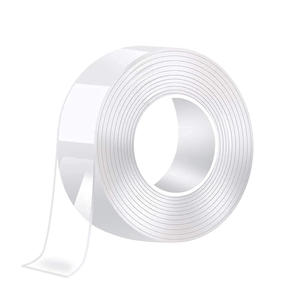 JONTUS 3 Meter Double Sided Tape - Adhesive Silicone Tape, Heavy Duty, Heat Resistant, Multi-Functional, Removable, Washable, Reusable Anti-Slip Gel Nano Grip Tape JONTUS 3 Meter Double Sided Tape - Adhesive Silicone Tape, Heavy Duty, Heat Resistant, Multi-Functional, Removable, Washable, Reusable Anti-Slip Gel Nano Grip Tape