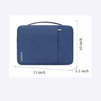 Handcuffs A4 Document Bags Waterproof Portfolio Organizer Zipper Case Professional File Folders Bag for Certificates & Document (Blue)