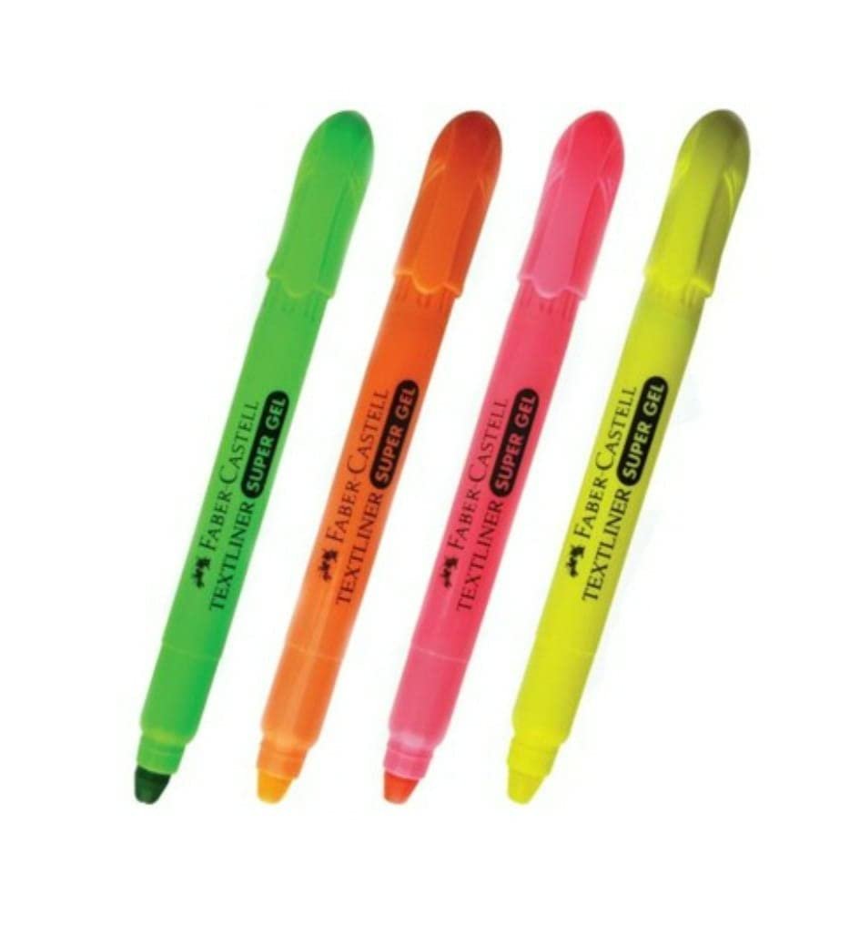 Faber Castell Gel Text Liner Set of 4 Faber Castell Gel Text Liner Set of 4