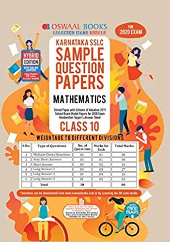 Oswaal Karnataka SSLC Sample Question Papers Class 10 Mathematics Book Chapterwise & Topicwise (For March 2020 Exam) Oswaal Karnataka SSLC Sample Question Papers Class 10 Mathematics Book Chapterwise & Topicwise (For March 2020 Exam)
