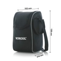 Material Stainless Steel Colour Steel Grey Style 4-Pieces Brand Borosil Item Dimensions LxWxH 15.2 x 13.8 x 31.6 Centimeters Shape Round Pattern Lunch Box Item Weight 1580 Grams Net Quantity 1 U Age Range (Description) Adult