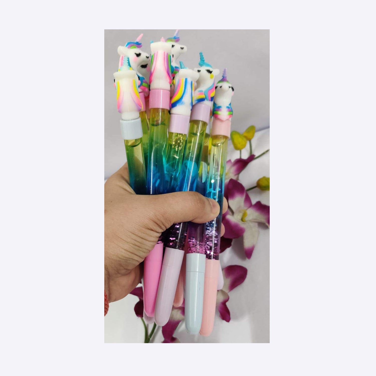 FAVELA Unicorn Toy Water Glitter Gel Pen Beautiful Designer Pen Gel Pen Best Gift for Kids Best Return Gift for Students (Pack of 2) FAVELA Unicorn Toy Water Glitter Gel Pen Beautiful Designer Pen Gel Pen Best Gift for Kids Best Return Gift for Students (Pack of 2)