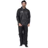 ZEEL Men's Printed Raincoat And Carrying Pouch