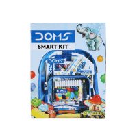 DOMS Gifting Range for Kids Pencil Smart Kit with Transparent Zipper Bag, Multicolour (DM7160)