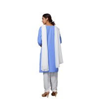 Uniform Sarees Corp Women's Poly Cotton Unstitched Salwar Kameez Dress Materials for Govt School Girls Student Uniforms (Maroon; Black)