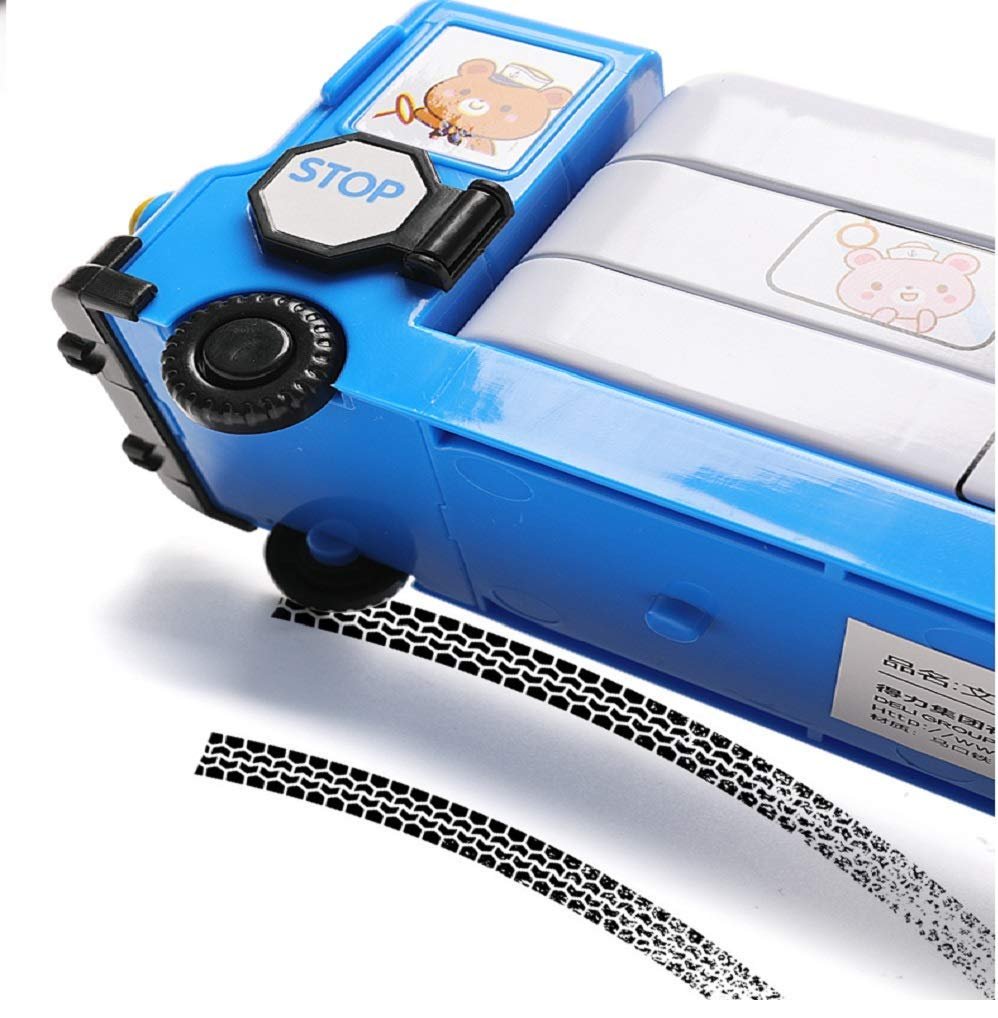 Mimi® Pack of 1 Metal Bus Double Decker Bus Shape Pencil Box for School and Wheels for Kids Birthday Party Return Gifts and Other Multi-Purpose Uses (Blue) Mimi® Pack of 1 Metal Bus Double Decker Bus Shape Pencil Box for School and Wheels for Kids Birthday Party Return Gifts and Other Multi-Purpose Uses (Blue)