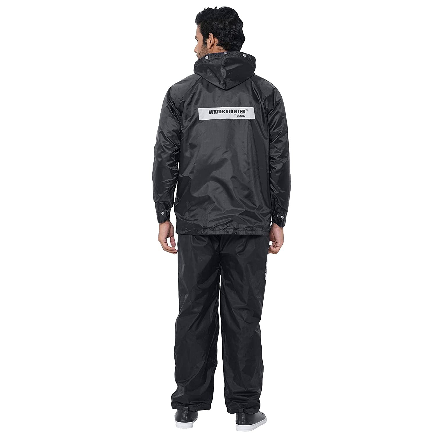 ZEEL Men's Printed Raincoat And Carrying Pouch ZEEL Men's Printed Raincoat And Carrying Pouch