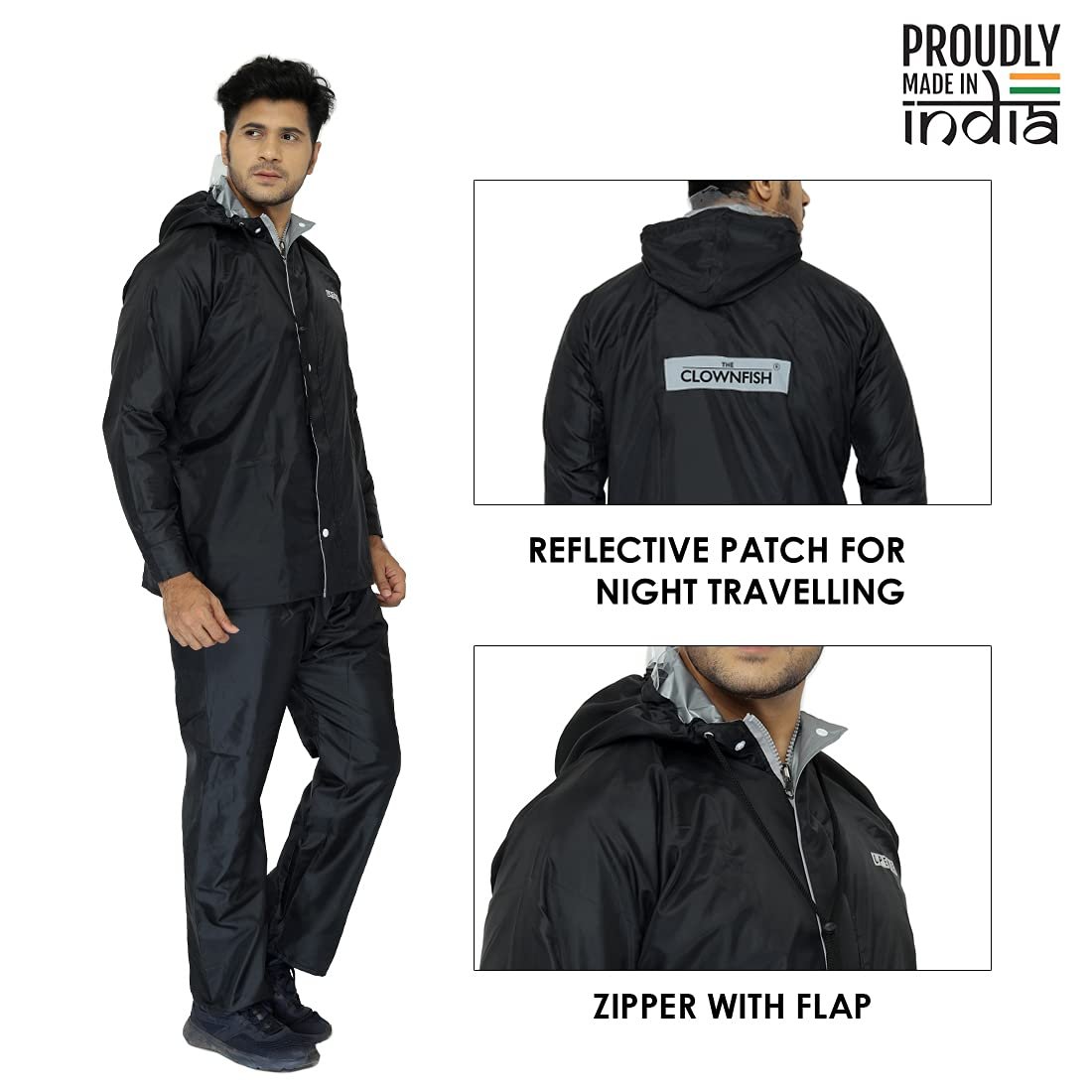 THE CLOWNFISH Men's Raincoat THE CLOWNFISH Men's Raincoat