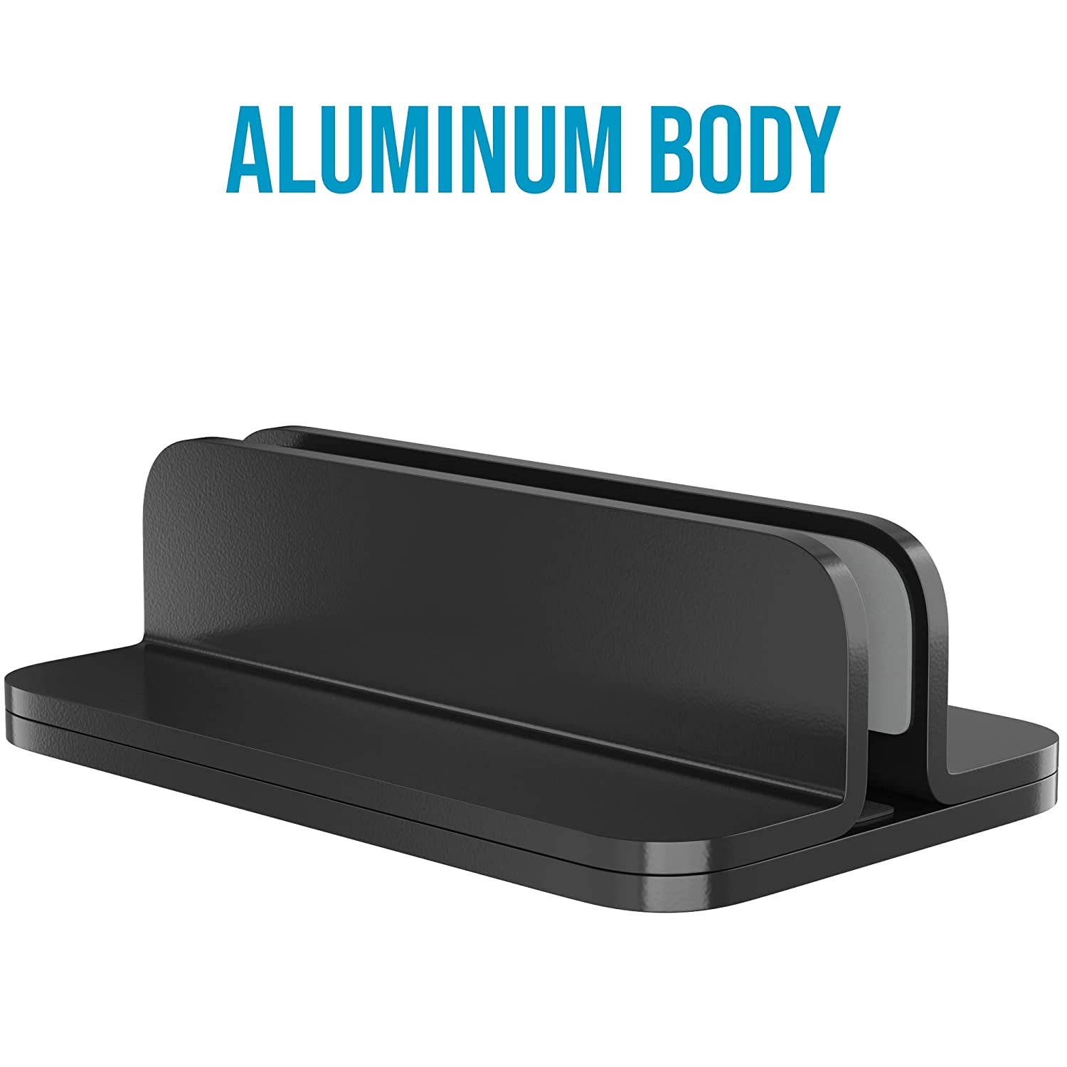 ELV Direct Vertical Laptop Stand Holder,Desktop Aluminum Lapdesk Laptop Stand with Adjustable Dock Size, Fits All Laptops (Up to 17.3 inches), Black, (VERTCL-Lap-STD-SML) ELV Direct Vertical Laptop Stand Holder,Desktop Aluminum Lapdesk Laptop Stand with Adjustable Dock Size, Fits All Laptops (Up to 17.3 inches), Black, (VERTCL-Lap-STD-SML)