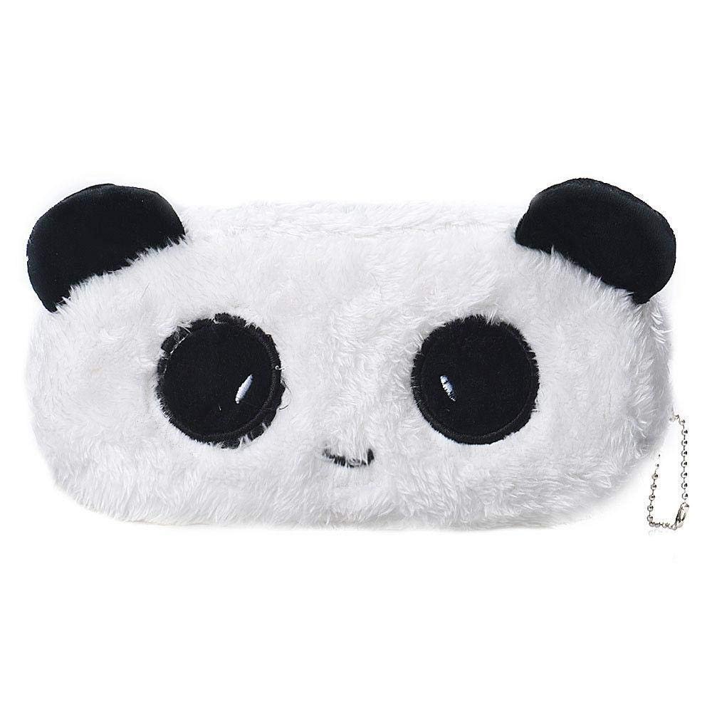 Mist Plush Fur Panda Pencil Pouch Soft Toys for Children, Kids Favorite Pencil Box (style1), White Mist Plush Fur Panda Pencil Pouch Soft Toys for Children, Kids Favorite Pencil Box (style1), White