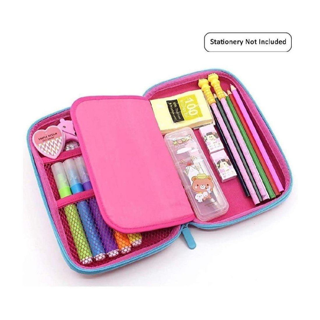 VIKAS GIFT GALLERY Eva Unicorn Owl Print Pencil Case Organizer, Multicolour VIKAS GIFT GALLERY Eva Unicorn Owl Print Pencil Case Organizer, Multicolour