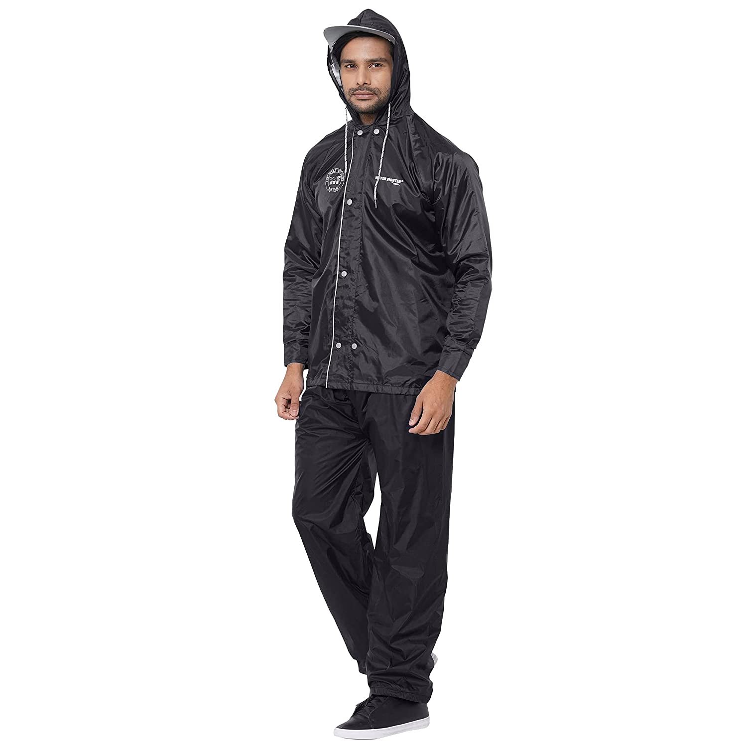 ZEEL Men's Printed Raincoat And Carrying Pouch ZEEL Men's Printed Raincoat And Carrying Pouch