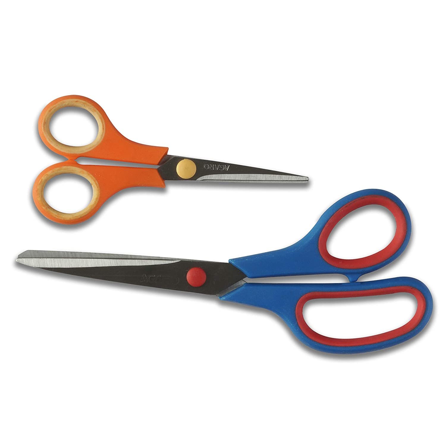 AGARO Alpha Double Set Scissor -8.5/5.5 inch - 2.3mm/1.5 mm, Black & Silver, Medium AGARO Alpha Double Set Scissor -8.5/5.5 inch - 2.3mm/1.5 mm, Black & Silver, Medium