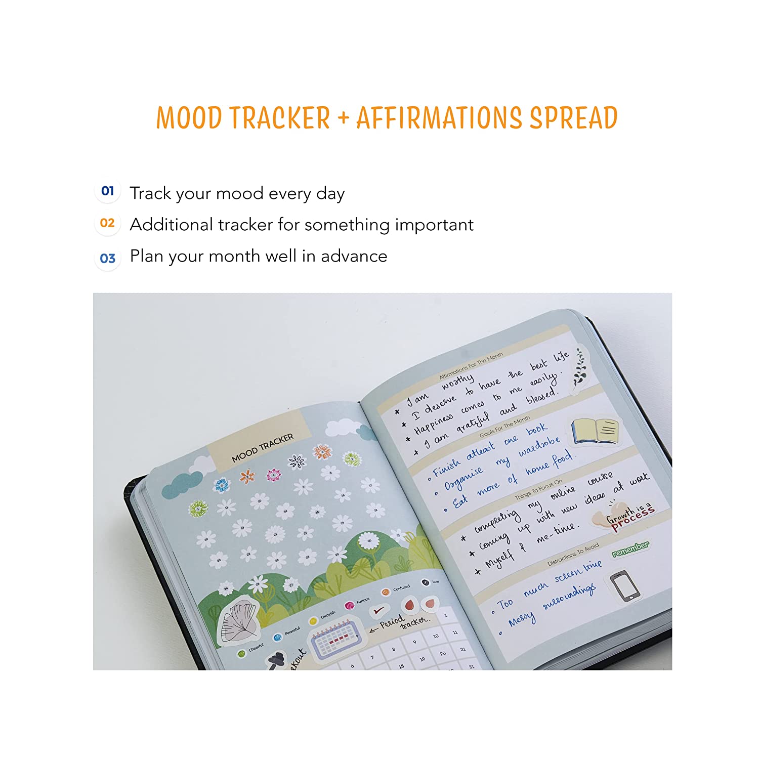 FACTOR NOTES 2022 Classic 12-Months Dated Planner 250+ Stickers, Habit Tracker, Motivational Quotes, Sleep & Mood Trackers, Vision Board 3 Bookmarks, Inner Pocket (Trust The Process) FACTOR NOTES 2022 Classic 12-Months Dated Planner 250+ Stickers, Habit Tracker, Motivational Quotes, Sleep & Mood Trackers, Vision Board 3 Bookmarks, Inner Pocket (Trust The Process)