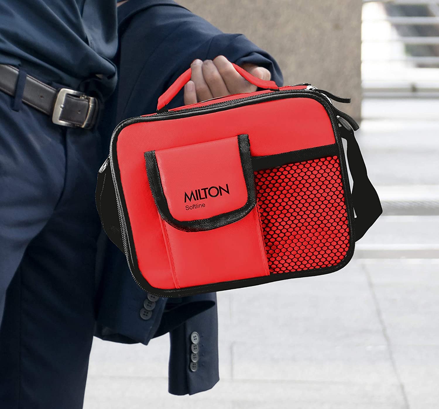 Milton Stainless Steel Combi Lunch Box with Tumbler, 4-Pieces, Red Milton Stainless Steel Combi Lunch Box with Tumbler, 4-Pieces, Red