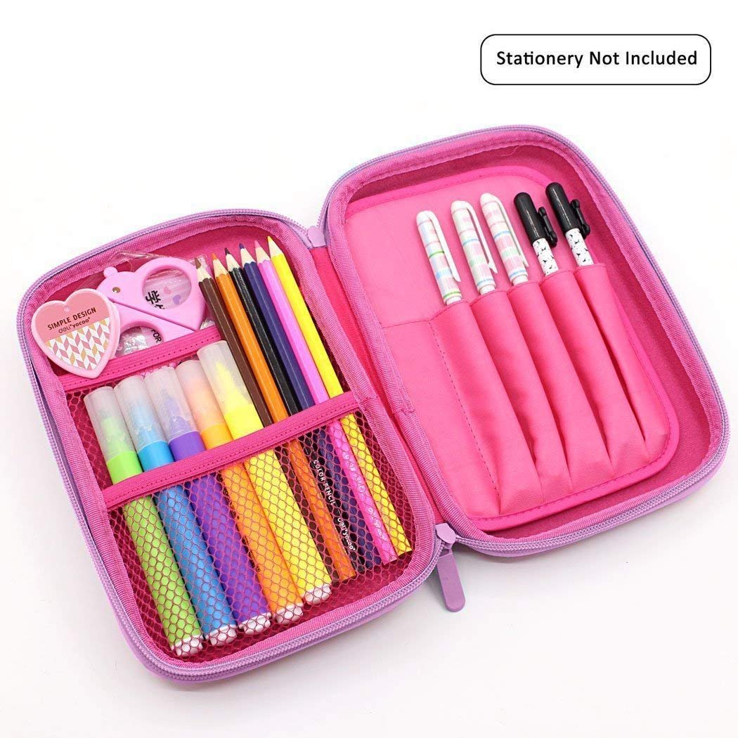 Mistazzo Mist Stylish Unicorn Print Large Capacity Hardtop EVA Pencil Case Organizer School Kids Girls Women Pen Holder Pouch Multipurpose Material Eva, Colour Purple Mistazzo Mist Stylish Unicorn Print Large Capacity Hardtop EVA Pencil Case Organizer School Kids Girls Women Pen Holder Pouch Multipurpose Material Eva, Colour Purple