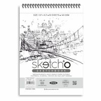 Atrangi Store Anupam SketchO Sketch Book A5 Drawing Notebook for Artists Students -50 Sheets 140 GSM (Set of 2)