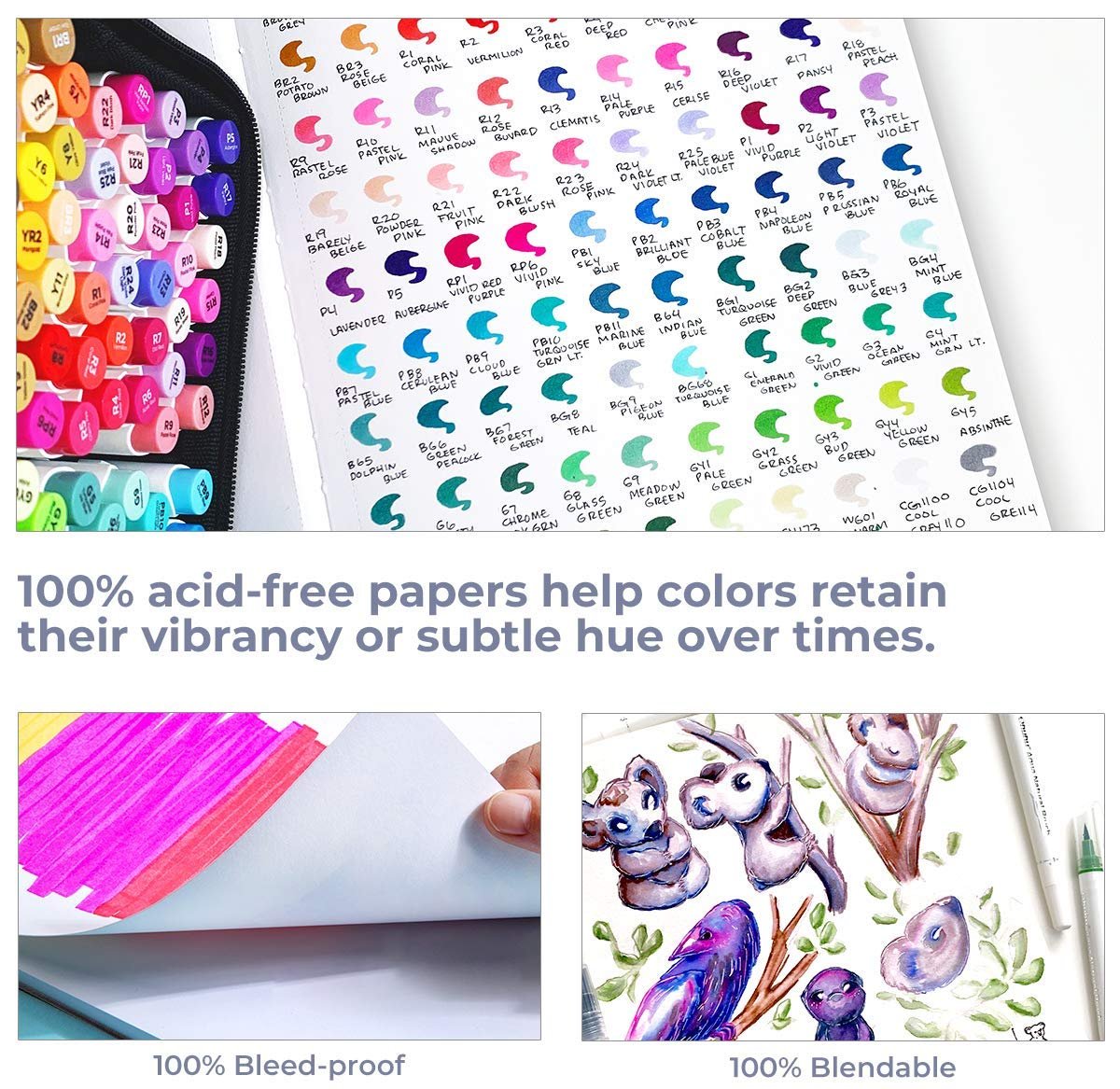 Sketch Book, Ohuhu A4 Drawing book for artists, 120LB200GSM drawing pad, 78 Sheets156 Pages Sketch Book for Alcohol Markers, solvent markers, pencils, charcoal, pastels etc., Great Gift Idea Sketch Book, Ohuhu A4 Drawing book for artists, 120LB200GSM drawing pad, 78 Sheets156 Pages Sketch Book for Alcohol Markers, solvent markers, pencils, charcoal, pastels etc., Great Gift Idea