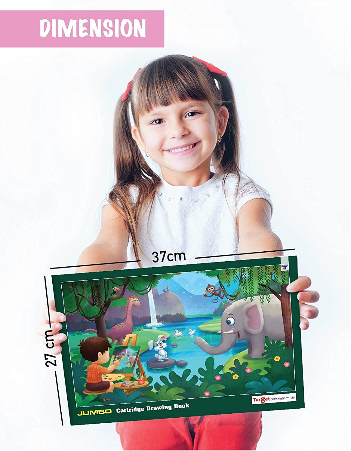 Jumbo Drawing Book for Kids, Artists Big Plain Sketch Pad for Artists, Children, Students 34 White Blank Unruled Pages 37 x 27 cm Approx Soft Cover Sketching, Colouring, Painting Set of 3 Jumbo Drawing Book for Kids, Artists Big Plain Sketch Pad for Artists, Children, Students 34 White Blank Unruled Pages 37 x 27 cm Approx Soft Cover Sketching, Colouring, Painting Set of 3