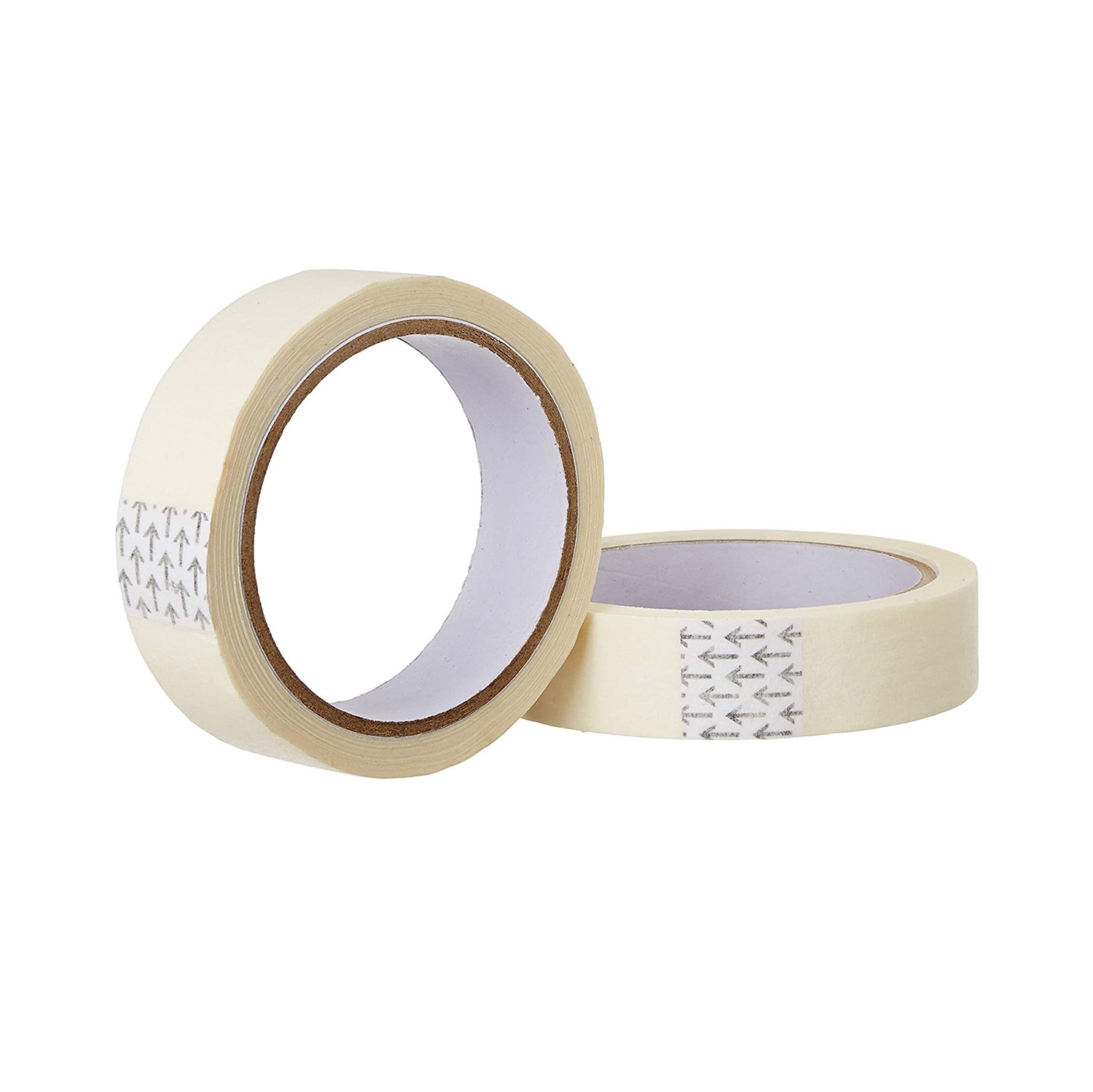 Amazon Brand - Solimo Masking Tape, Set of 2 (2.4cm x 20 Meters each) Amazon Brand - Solimo Masking Tape, Set of 2 (2.4cm x 20 Meters each)
