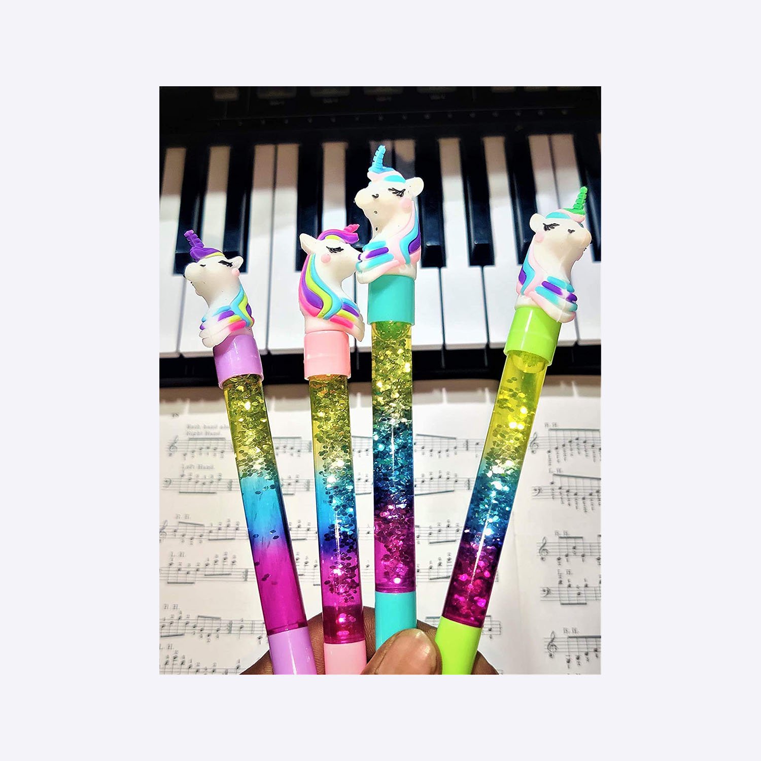 FAVELA Unicorn Toy Water Glitter Gel Pen Beautiful Designer Pen Gel Pen Best Gift for Kids Best Return Gift for Students (Pack of 2) FAVELA Unicorn Toy Water Glitter Gel Pen Beautiful Designer Pen Gel Pen Best Gift for Kids Best Return Gift for Students (Pack of 2)