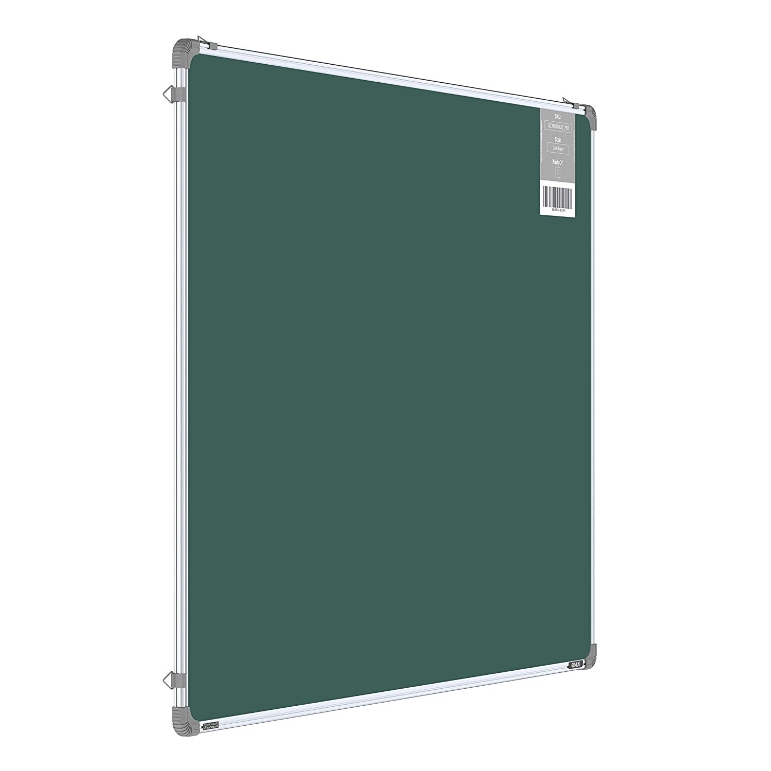 Pragati Systems® Genius Melamine (Non-Magnetic) Chalkboard for Kids, Home and School (GCHB90120), Lightweight Aluminium Frame, 3x4 Feet (Pack of 1) Pragati Systems® Genius Melamine (Non-Magnetic) Chalkboard for Kids, Home and School (GCHB90120), Lightweight Aluminium Frame, 3x4 Feet (Pack of 1)