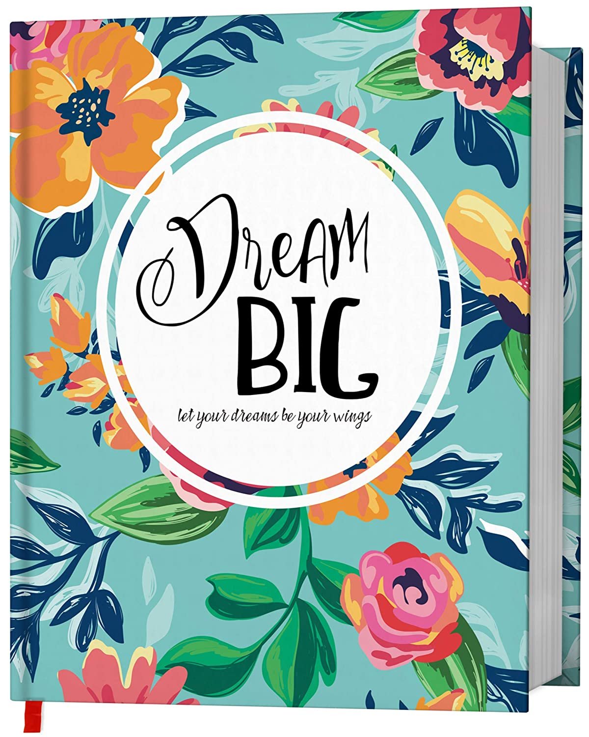 Dream Big - 2022 Weekly & Monthly Diary Productivity Notebook Organizer with 12 Months Undated Planner Floral Cover, 19 x 24.5 cm, 160 Pages Dream Big - 2022 Weekly & Monthly Diary Productivity Notebook Organizer with 12 Months Undated Planner Floral Cover, 19 x 24.5 cm, 160 Pages