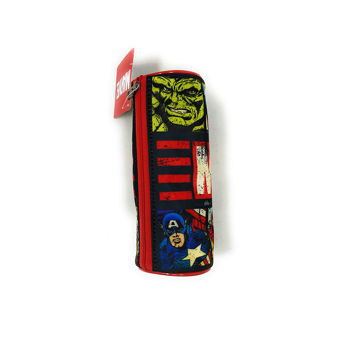 HMI Marvel Avengers Polyester Round Shaped Pencil Bag - Multicolor HMI Marvel Avengers Polyester Round Shaped Pencil Bag - Multicolor