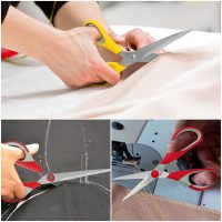 Kurtzy Multi-Purpose Anti-Rust Scissor Set for Kitchen Sewing Cutting 3 Piece