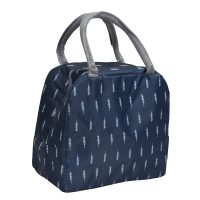 Yellow Weaves Insulated Travel Lunch/Tiffin/Storage Bag for Office, College & School Polyester (Blue)
