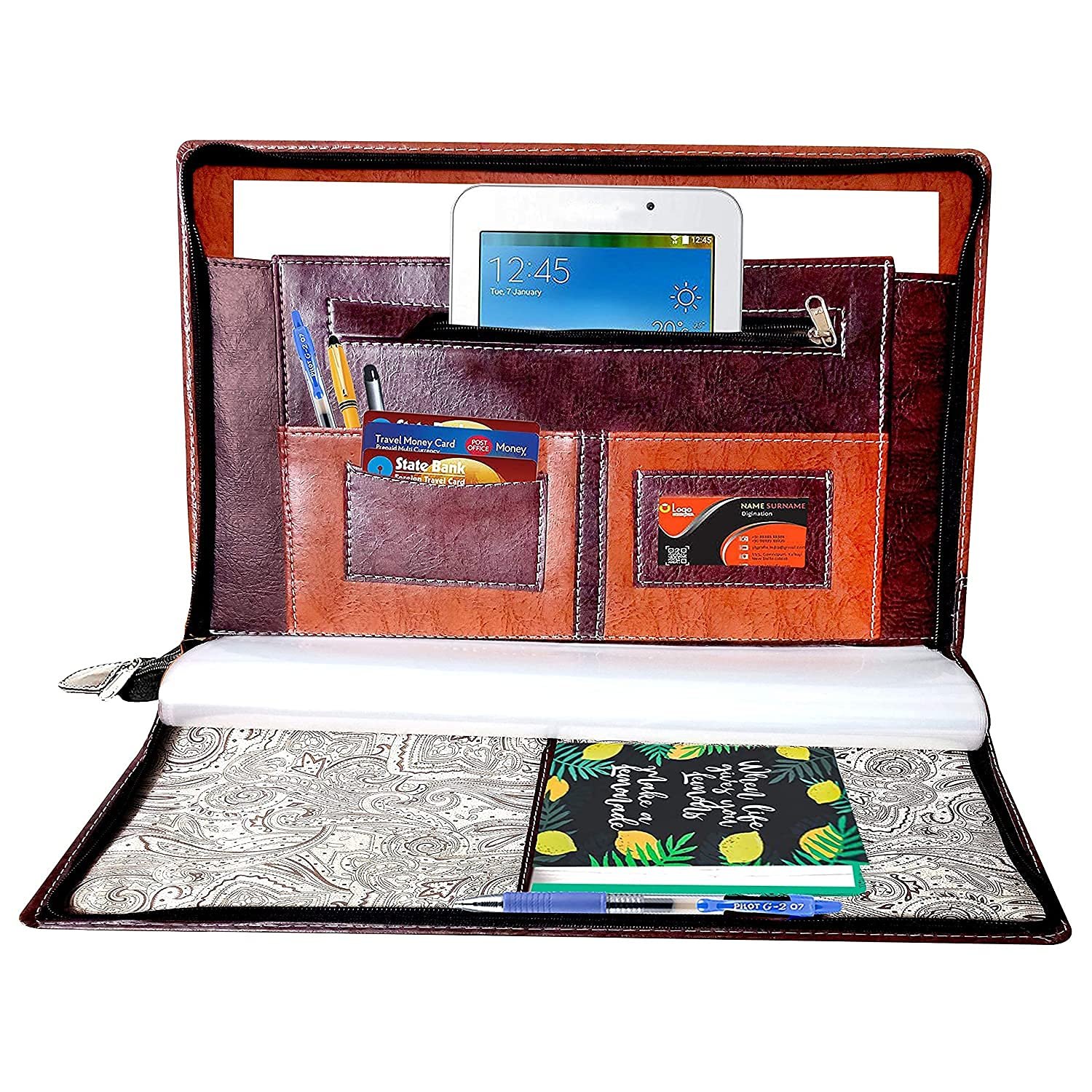 Manipal File Leatherette Material Professional Folders for Certificates and Documents Holder 20 Leaf Manipal File Leatherette Material Professional Folders for Certificates and Documents Holder 20 Leaf
