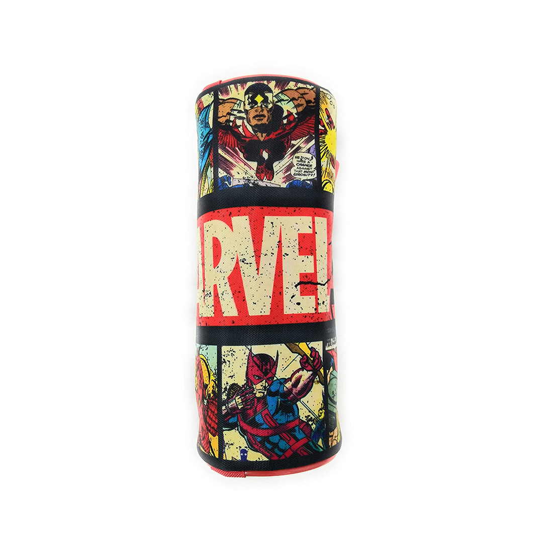 HMI Marvel Avengers Polyester Round Shaped Pencil Bag - Multicolor HMI Marvel Avengers Polyester Round Shaped Pencil Bag - Multicolor