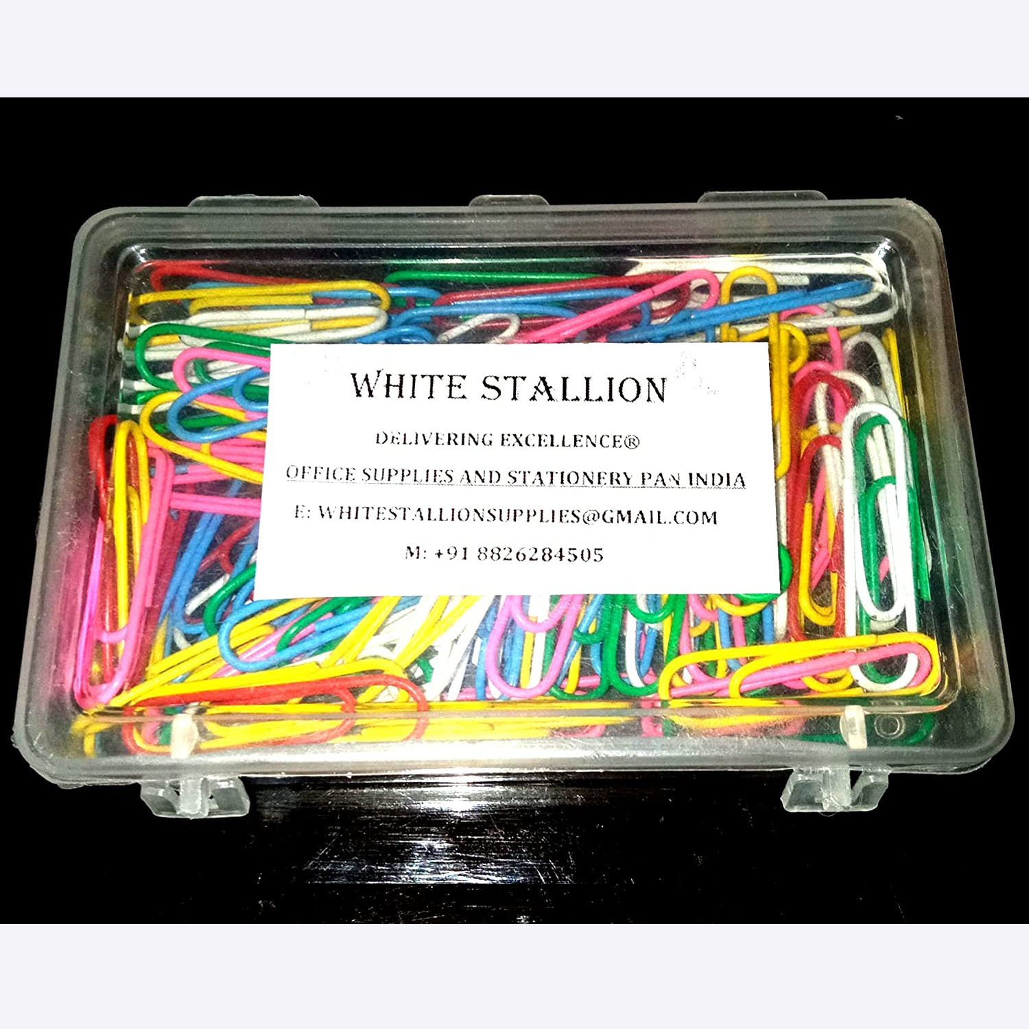 White Stallion - Delivering Excellence Paper Clips Combo Pack (200 Pieces) White Stallion - Delivering Excellence Paper Clips Combo Pack (200 Pieces)