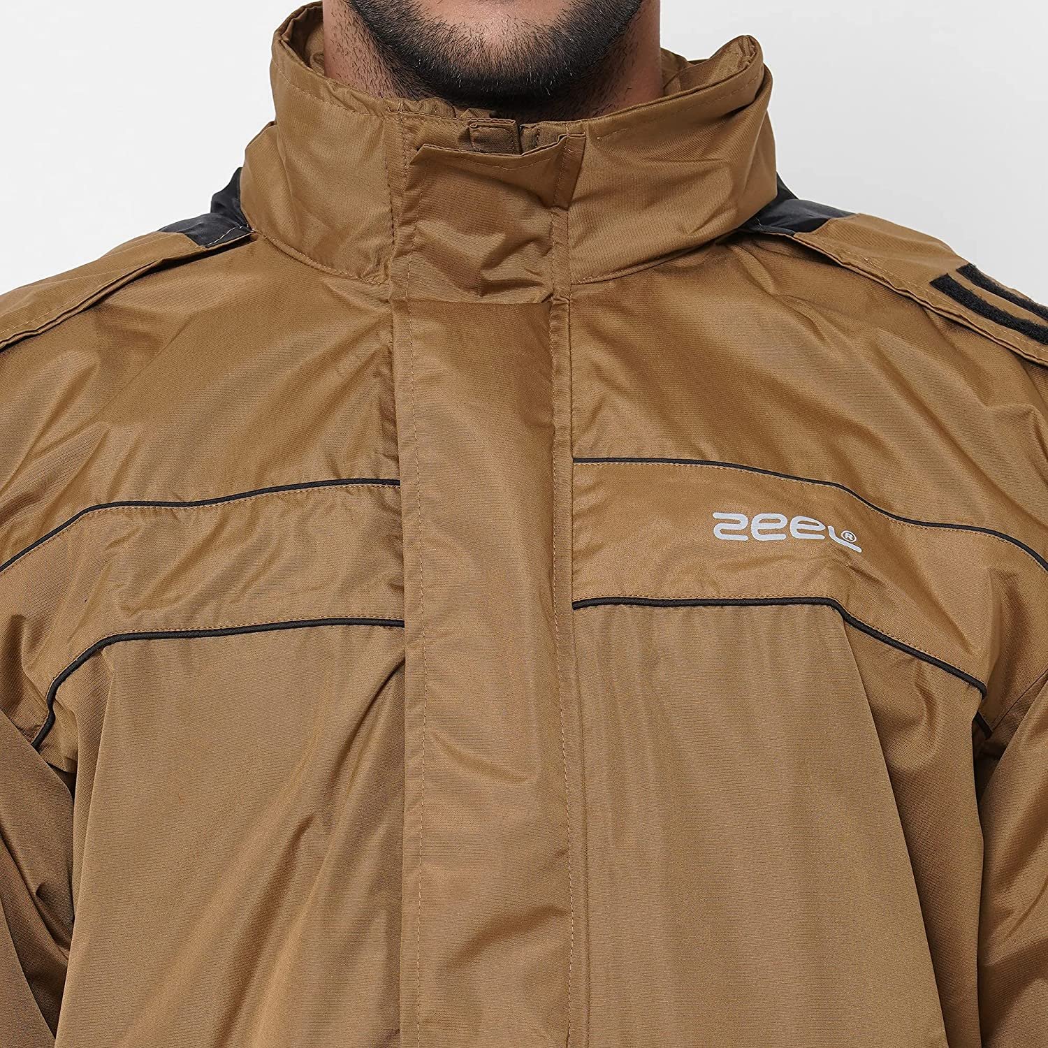 New ZEEL Mens Raincoat with Adjustable Hood | Stylish Jacket with Pockets | Waterproof Pant with Carrying Pouch | JS509 New ZEEL Mens Raincoat with Adjustable Hood | Stylish Jacket with Pockets | Waterproof Pant with Carrying Pouch | JS509