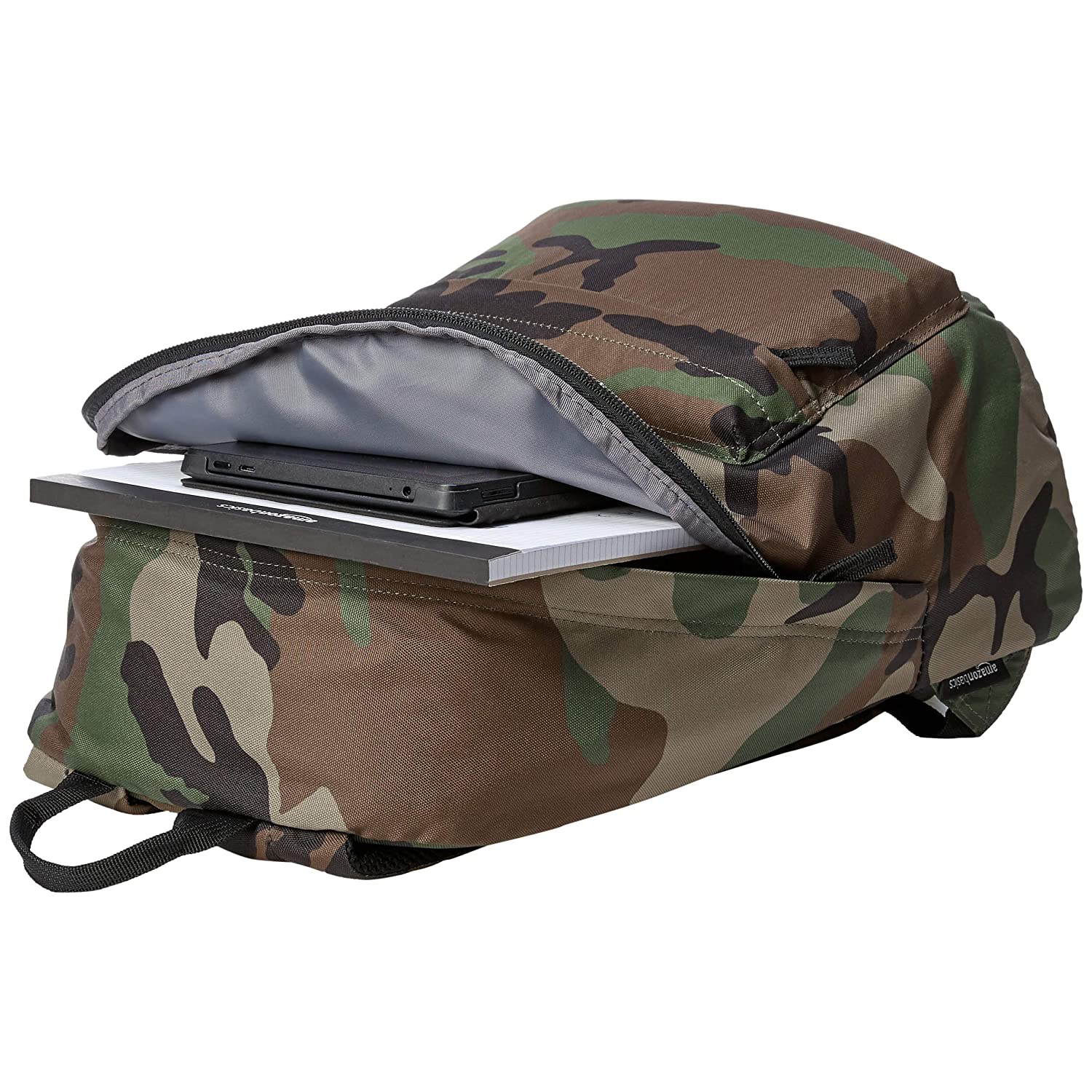 AmazonBasics Everyday Backpack - Green Camouflage AmazonBasics Everyday Backpack - Green Camouflage