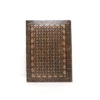 Schoolistaan Handcrafted Leather Journal for Diary WritingBound Daily Notepad for Men & Women Unlined Paper Medium, Writing pad Gift for Artist, Sketch (5x7 Inch, Brown)