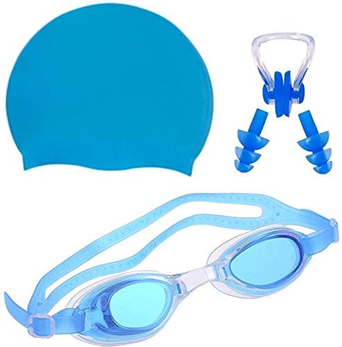 SportsFitt Swimming Combo Kit Regular Fit (28in to 34in) Swimming Short, Goggles, Silicone Cap, 2Pc Ear Plugs, 1 Pc Nose Clip, Swimming Suit SportsFitt Swimming Combo Kit Regular Fit (28in to 34in) Swimming Short, Goggles, Silicone Cap, 2Pc Ear Plugs, 1 Pc Nose Clip, Swimming Suit
