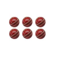 Sports Cricket Leather Ball 6 Piece