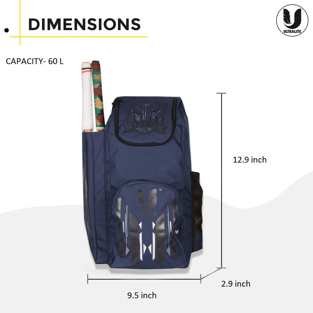 Ultralite Fine Cricket kit Bag for Kids Adults Children Sports Cricket kit Bag Backpack Waterproof Polyester Ultralite Fine Cricket kit Bag for Kids Adults Children Sports Cricket kit Bag Backpack Waterproof Polyester