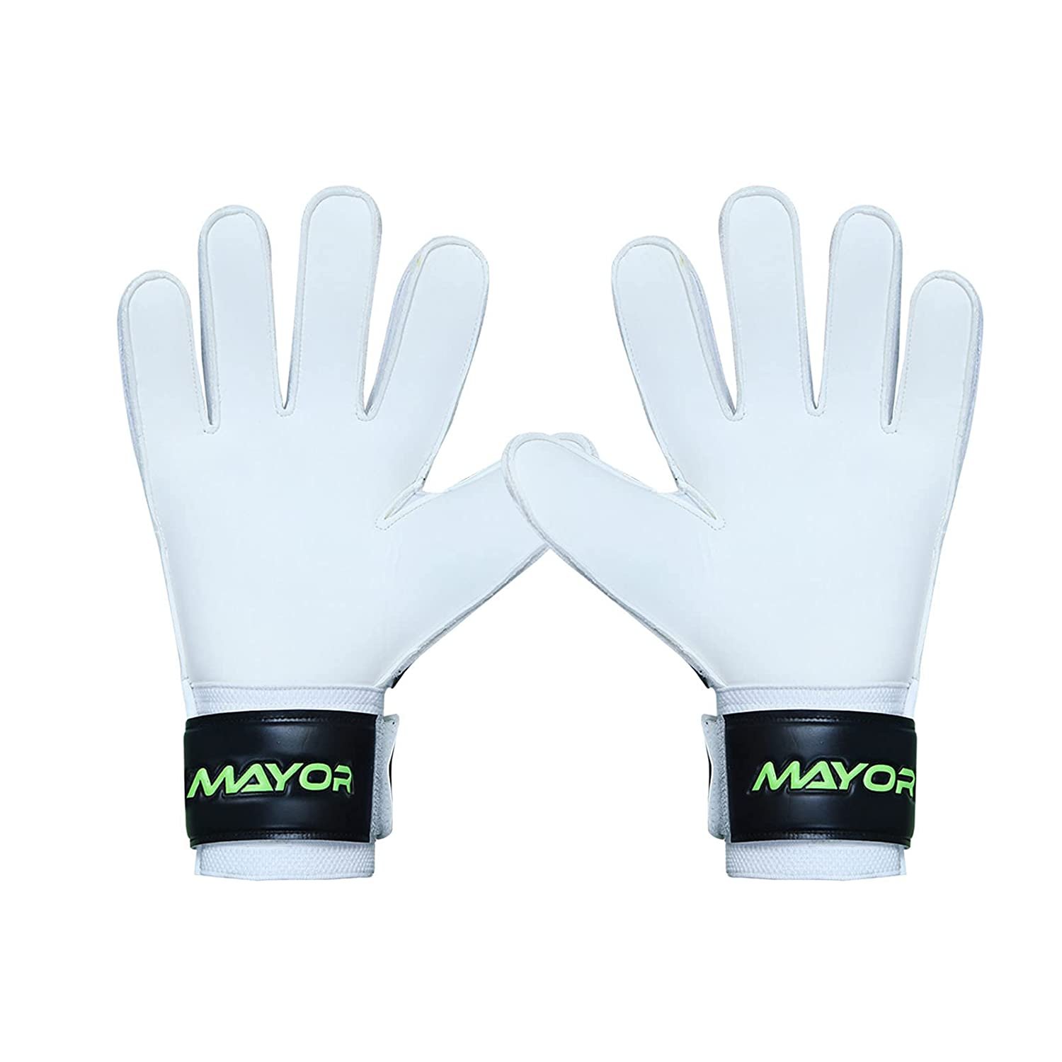Mayor Topaz Beginner Goalkeeper Gloves Contact Latex Palm Negative Cut Latex Strap Wrist Support Standout European Design MenWomenYouthAdult Goalie Gloves Mayor Topaz Beginner Goalkeeper Gloves Contact Latex Palm Negative Cut Latex Strap Wrist Support Standout European Design MenWomenYouthAdult Goalie Gloves