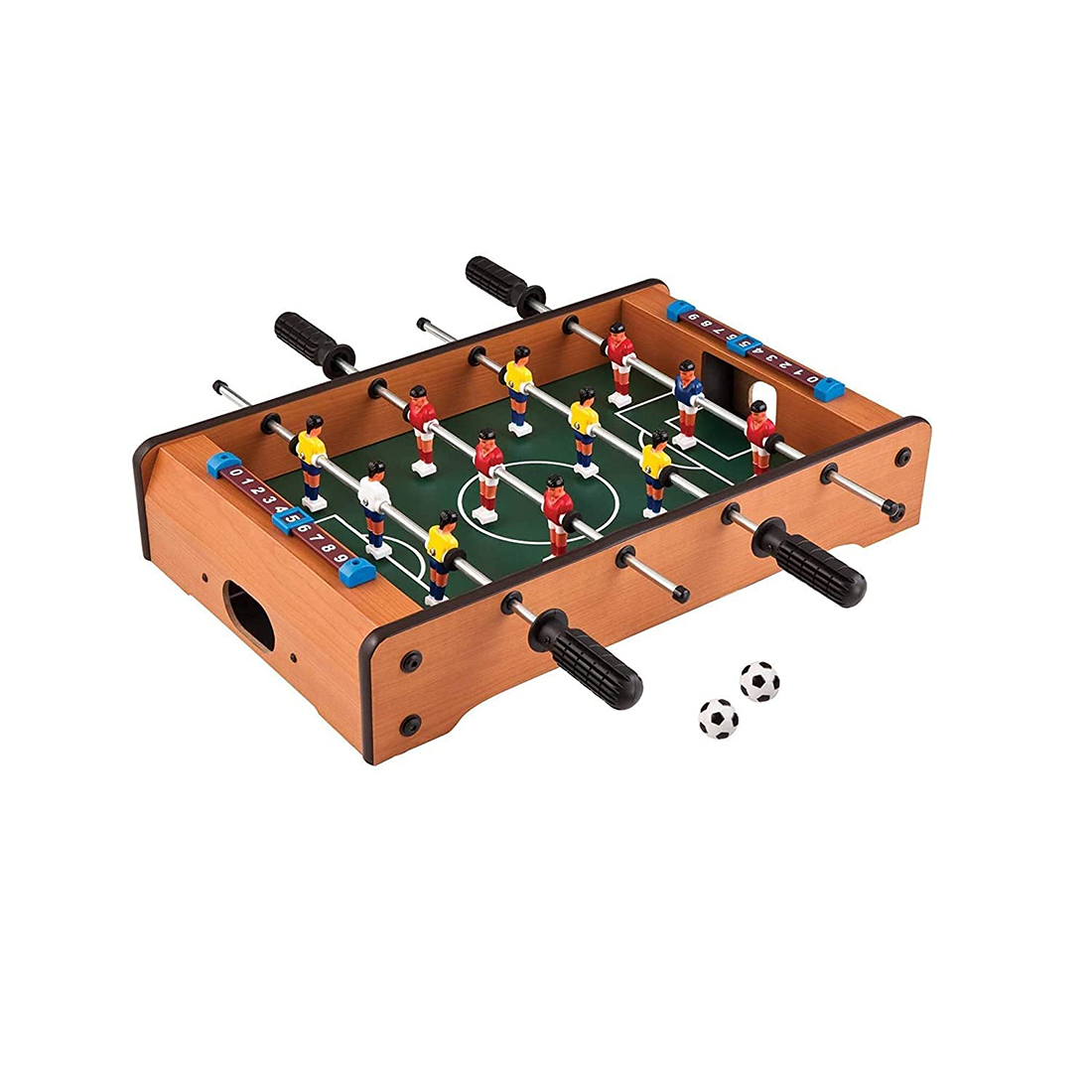Tec Tavakkal 100% Orignal Wooden Mid-Sized Foosball, Mini Football, Table Soccer Game, 4 Rods Length Width 12.5 Inch, Hight 5 Inch , 20.5 Inch Tec Tavakkal 100% Orignal Wooden Mid-Sized Foosball, Mini Football, Table Soccer Game, 4 Rods Length Width 12.5 Inch, Hight 5 Inch , 20.5 Inch