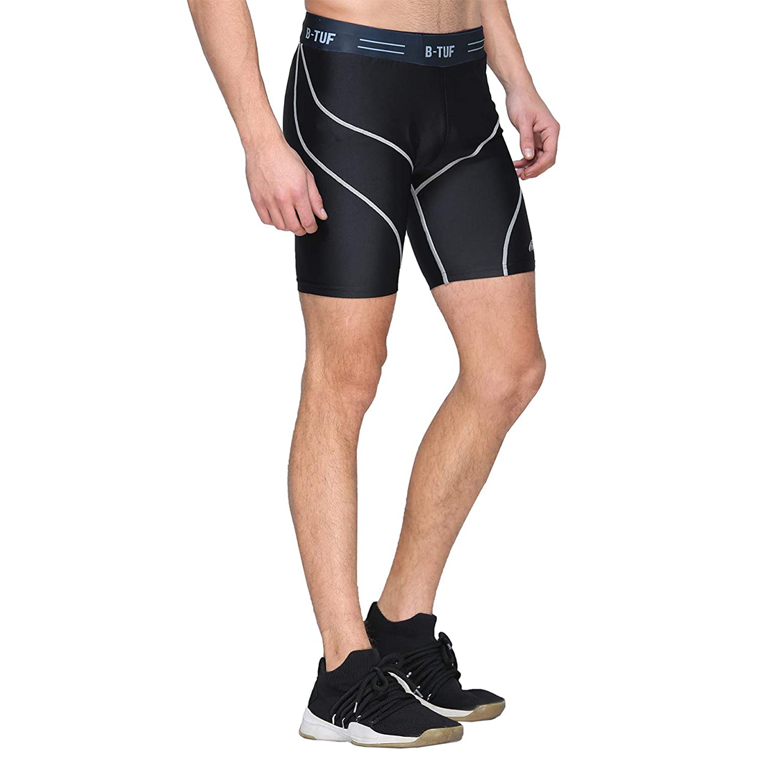 B-TUF Mens Compression Shorts Tights Lycra for Gym Swimming Running Cycling Football Badminton Sport BT-81 B-TUF Mens Compression Shorts Tights Lycra for Gym Swimming Running Cycling Football Badminton Sport BT-81